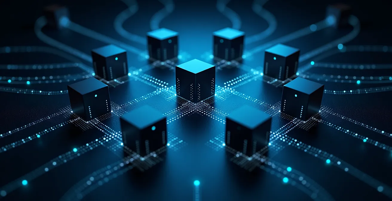 Rappresentazione visiva di server interconnessi in configurazione scale-out