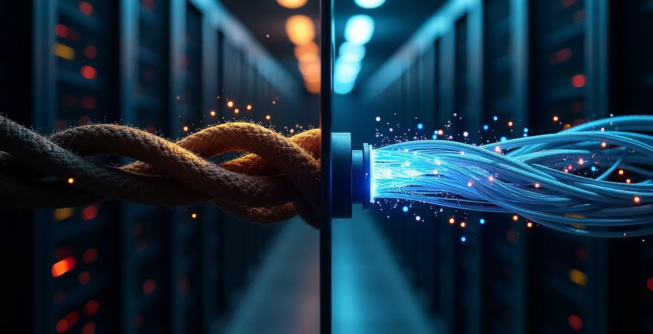 Confronto visivo delle prestazioni tra WireGuard e OpenVPN su rete italiana