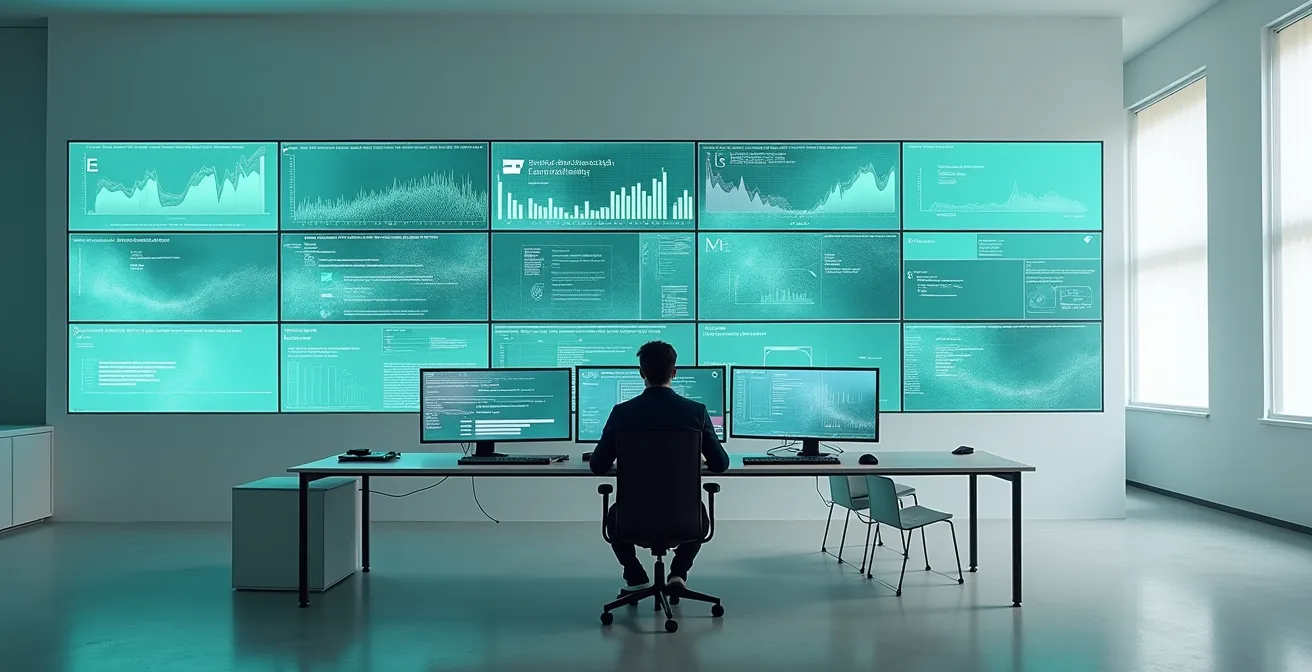 Dashboard di monitoraggio CI/CD che mostra test di accessibilità e sicurezza in tempo reale