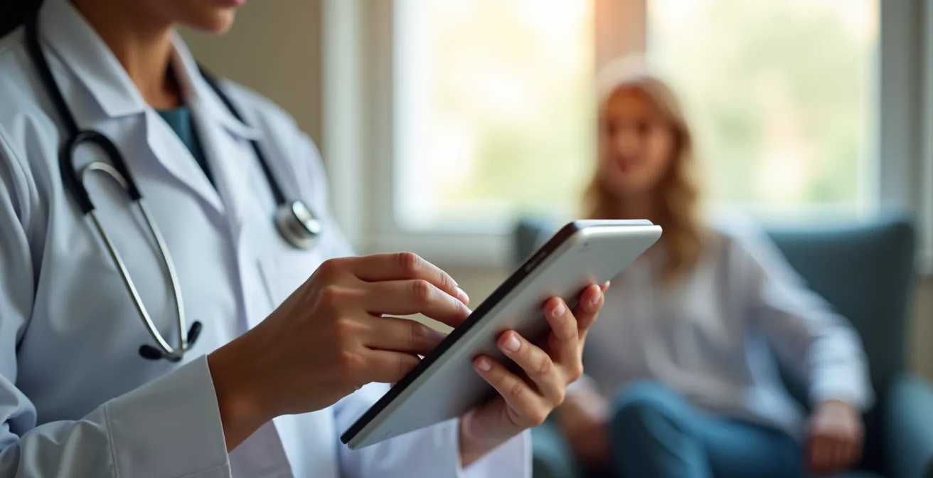 Rappresentazione del processo di consenso digitale sicuro in telemedicina