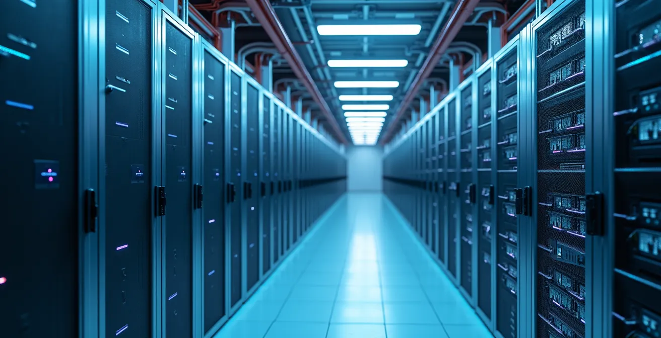 Sistema di raffreddamento a liquido per server di trading ad alta frequenza