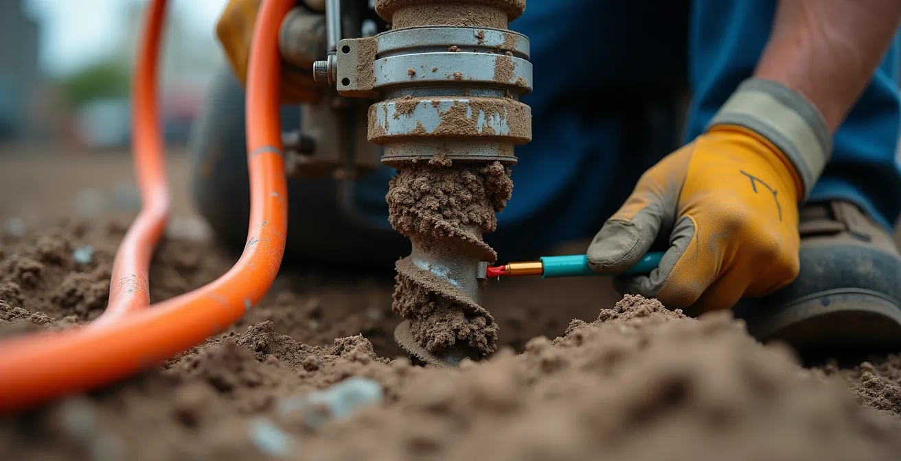 Tecnologia no-dig per installazione fibra ottica senza scavi invasivi